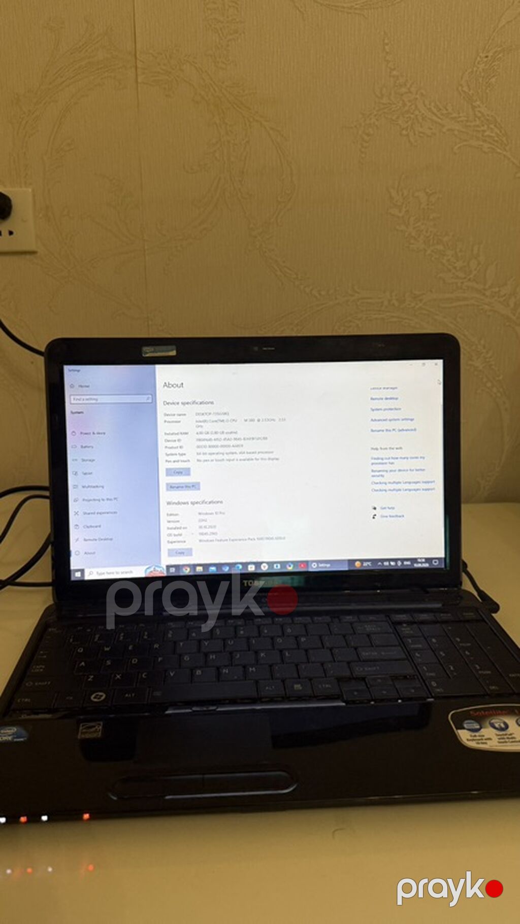 Toshiba Satellite L655 işlək vəziyətdədir,yüngül donması var format — Toshiba, Bakı (6)
