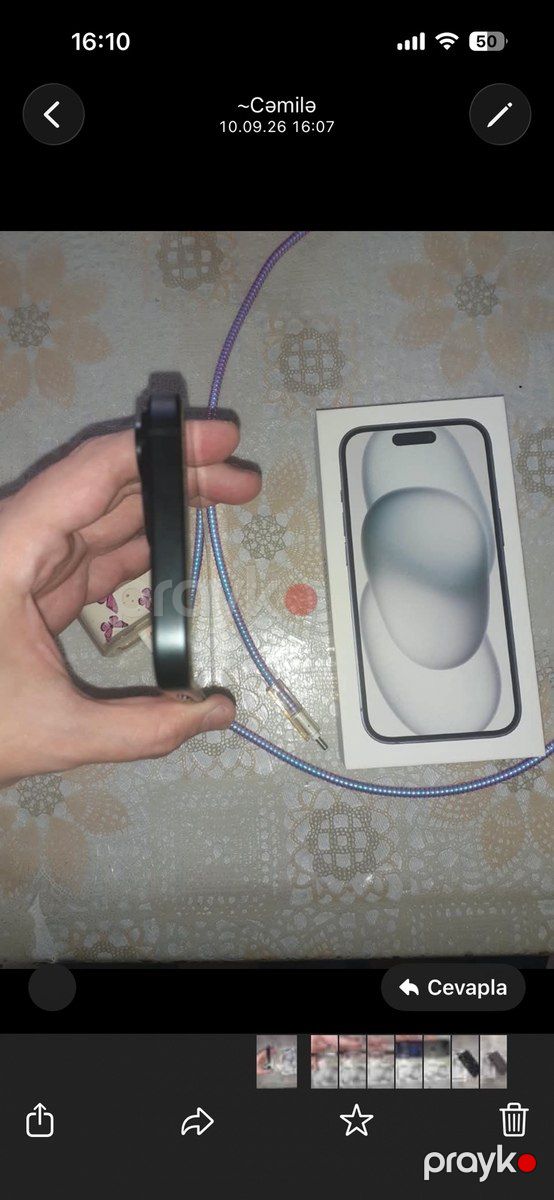 Apple iPhone 15 Black 128GB/6GB — Smartfonlar, Bakı (8)
