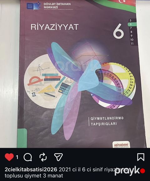 Riyaziyyat 6-cı sinif, 2021 il — Xırdalan