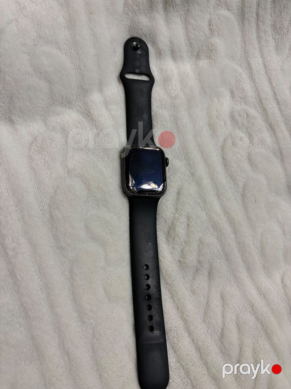 Apple Watch SE, 40 mm, alüminium kasa, qara/sidər idman kəməri ilə — Ağıllı saatlar, Bakı (3)