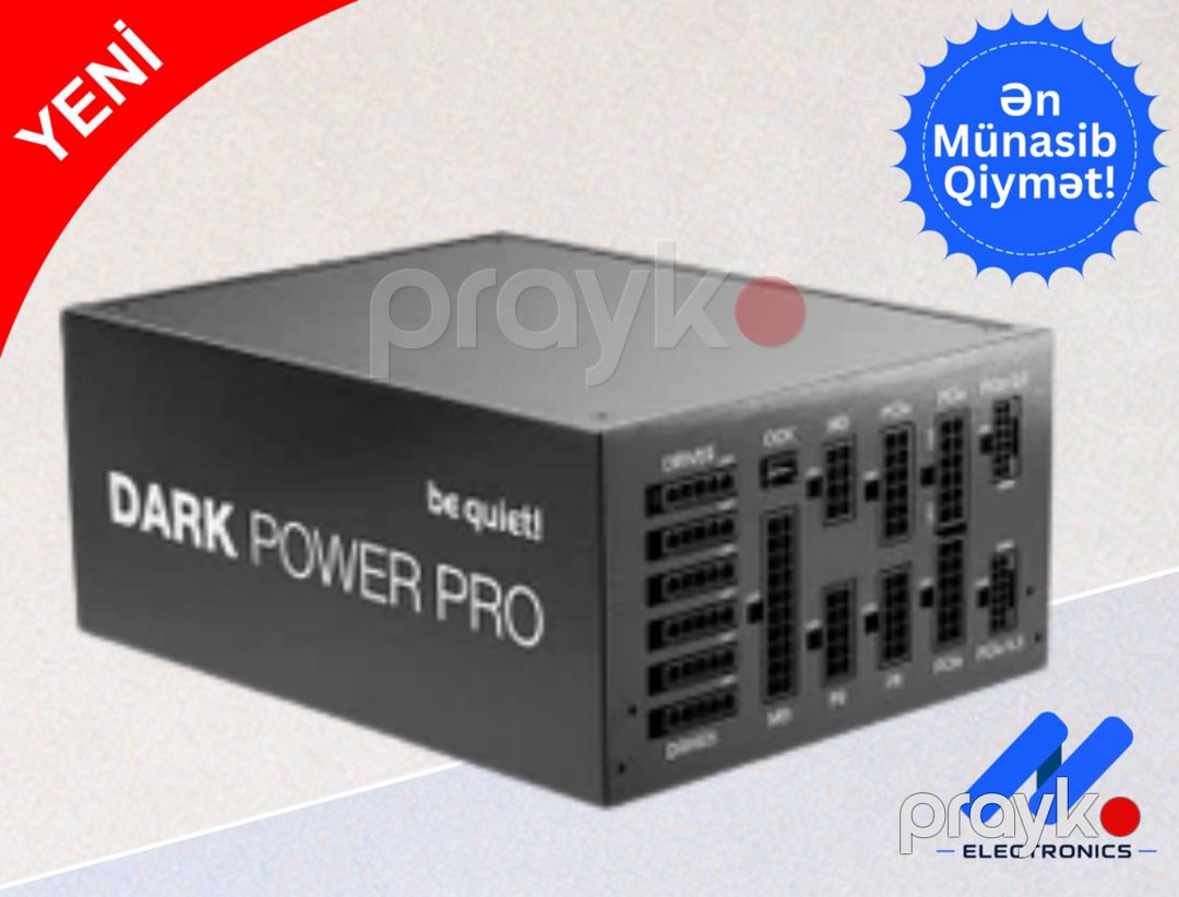 Qida bloku Be Quiet Dark Power Pro 13 BN332 1600w — Kompüterlər və noutbuklar, Bakı (3)
