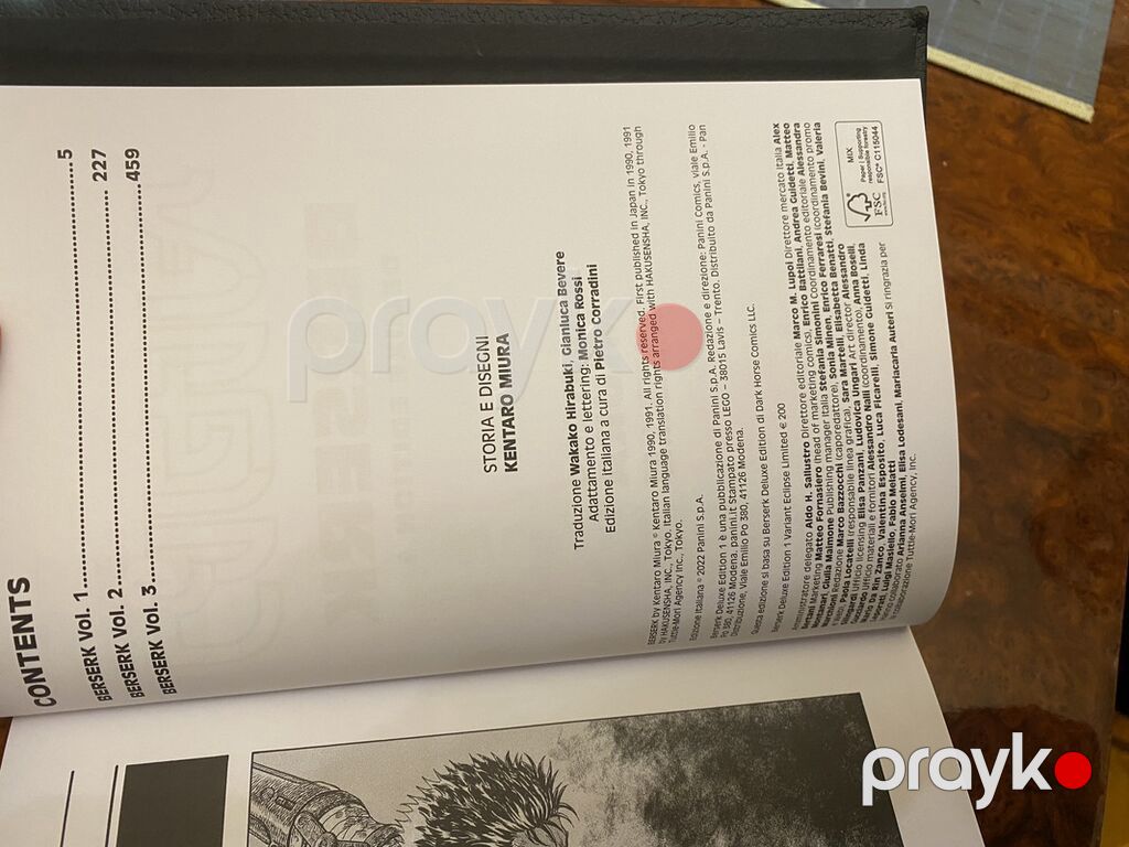 Məhsul: Berserk – Deluxe Edition 1 (İtalyanca) - Seriya: Berserk — Kitablar, Bakı (5)