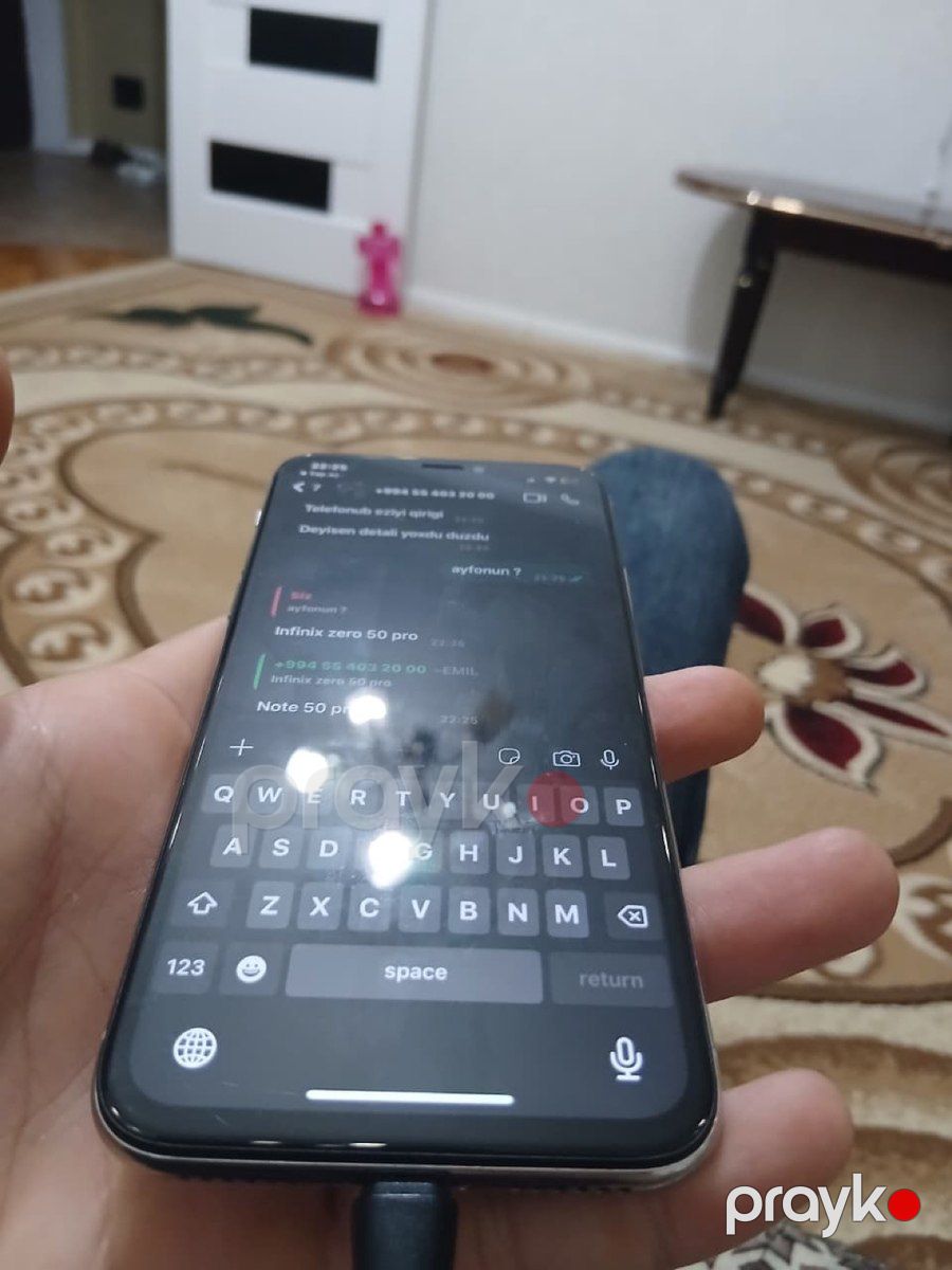 Apple iPhone X Silver 64GB/3GB — Smartfonlar, Bakı (3)