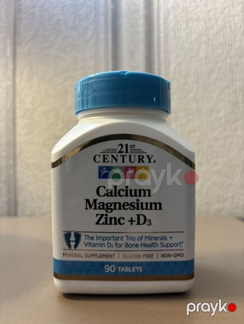 21st Century Calcium Magnesium Zinc + D3 – mineral kompleks Məhsul — Bakı