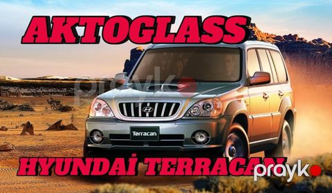 "Hyundai Terracan" ön şüşəsi — Bakı