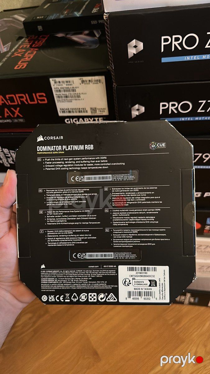 Corsair Dominator 2x16Gb 32 gb 6400 mhz — Kompüterlər və noutbuklar, Bakı (2)