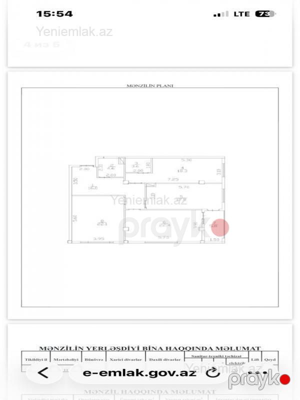 Satılır 3 otaqlı Bina evi menzil (Yeni tikili), 110.6 m², 76-cı məhəllə — Mənzil, Sumqayıt (2)