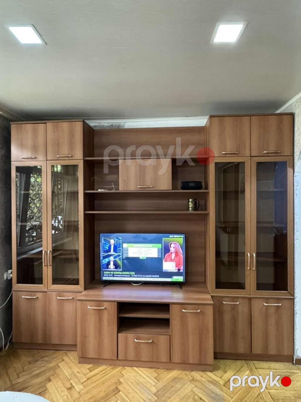Qonaq otağı üçün modul divar dolabı və TV stendi - Material — Qonaq otağı üçün, Bakı (3)