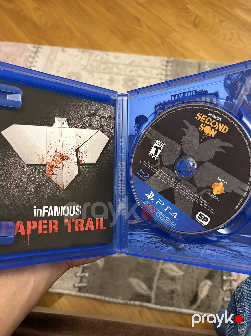 InFAMOUS: Second Son – PS4 Disk tam işlək vəziyyətdədir heç bir — Oyun konsolları, Bakı (2)