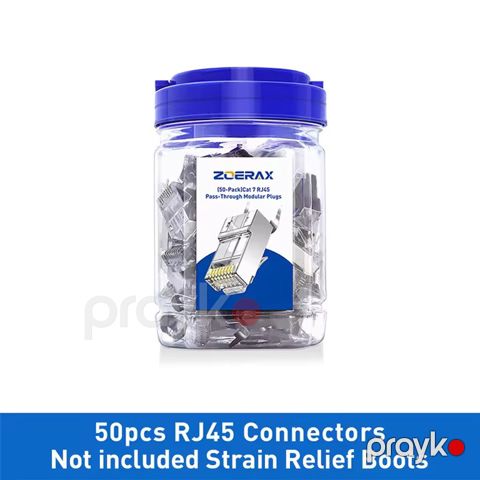 ZoeRax RJ45 Cat7 Jack Modular Plug — Bakı