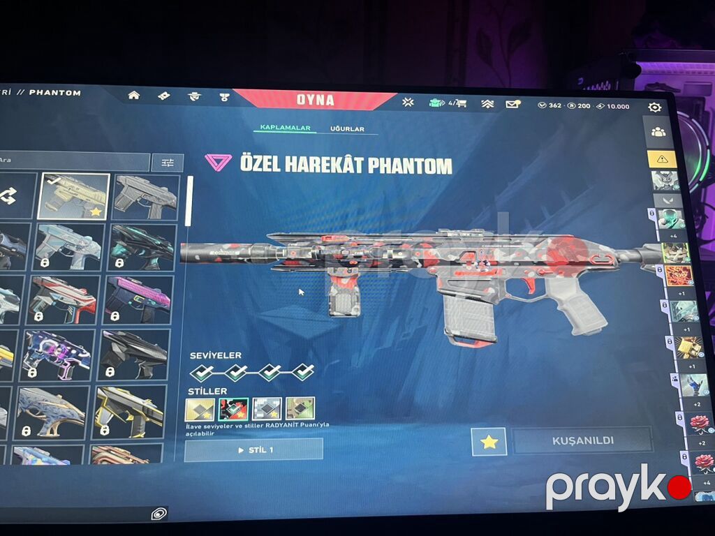Valoranr tr hesab 8 skin dia 1 peak hesabdır,ilk maili dostumdadı — Şəxsi əşyalar, Bakı (4)