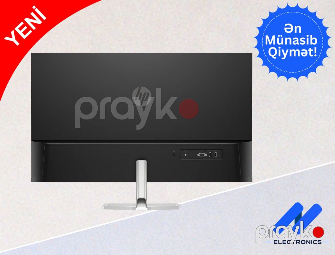 Monitor HP Series 5 31.5 inch FHD - 532sf (Black) — Kompüterlər və noutbuklar, Bakı (4)