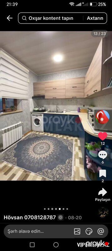 Suraxanı rayonunda 3 otaqlı Həyət evi Satılır, 100 m² — Ev, villa, Bakı (3)