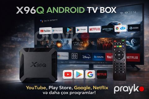 TV box X96Q 8RAM 64GB 2026 yeni model 4K — Bakı