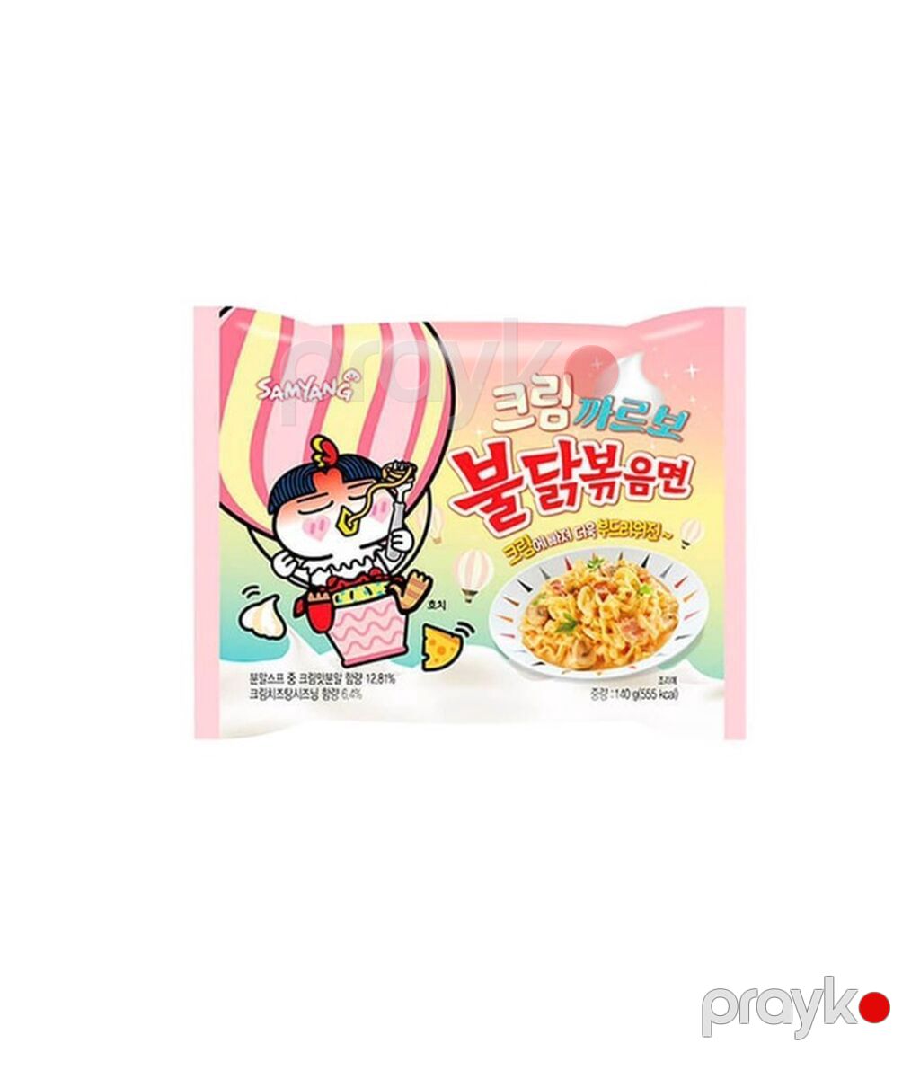 Samyang Buldak Carbonara – acılı toyuq dadlı ramen Carbonara Flavor — Qida məhsulları, Bakı (2)
