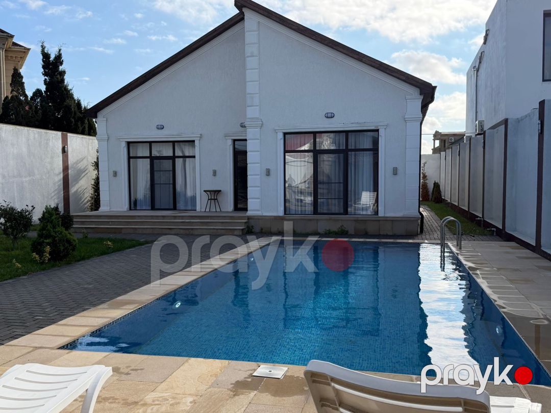 İcarəyə verilir 4 otaqlı həyət evi/bağ evi 200 m² — Ev, villa, Bakı (6)