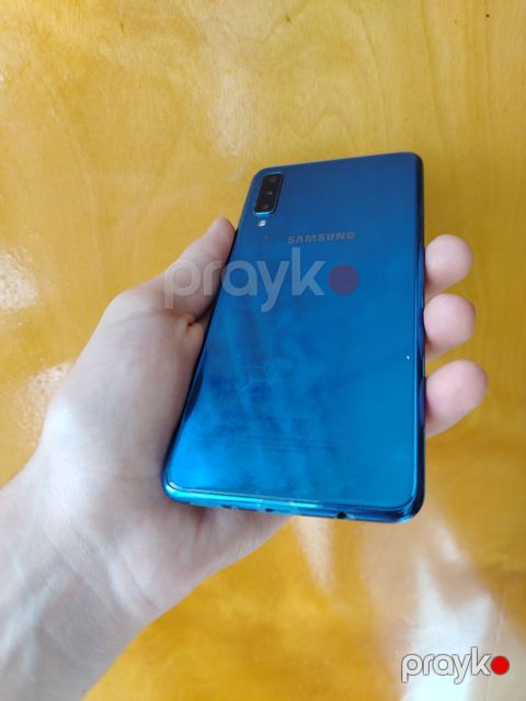 Samsung Galaxy A7 2018, rəng - Mavi, İki sim kartlı — Sumqayıt