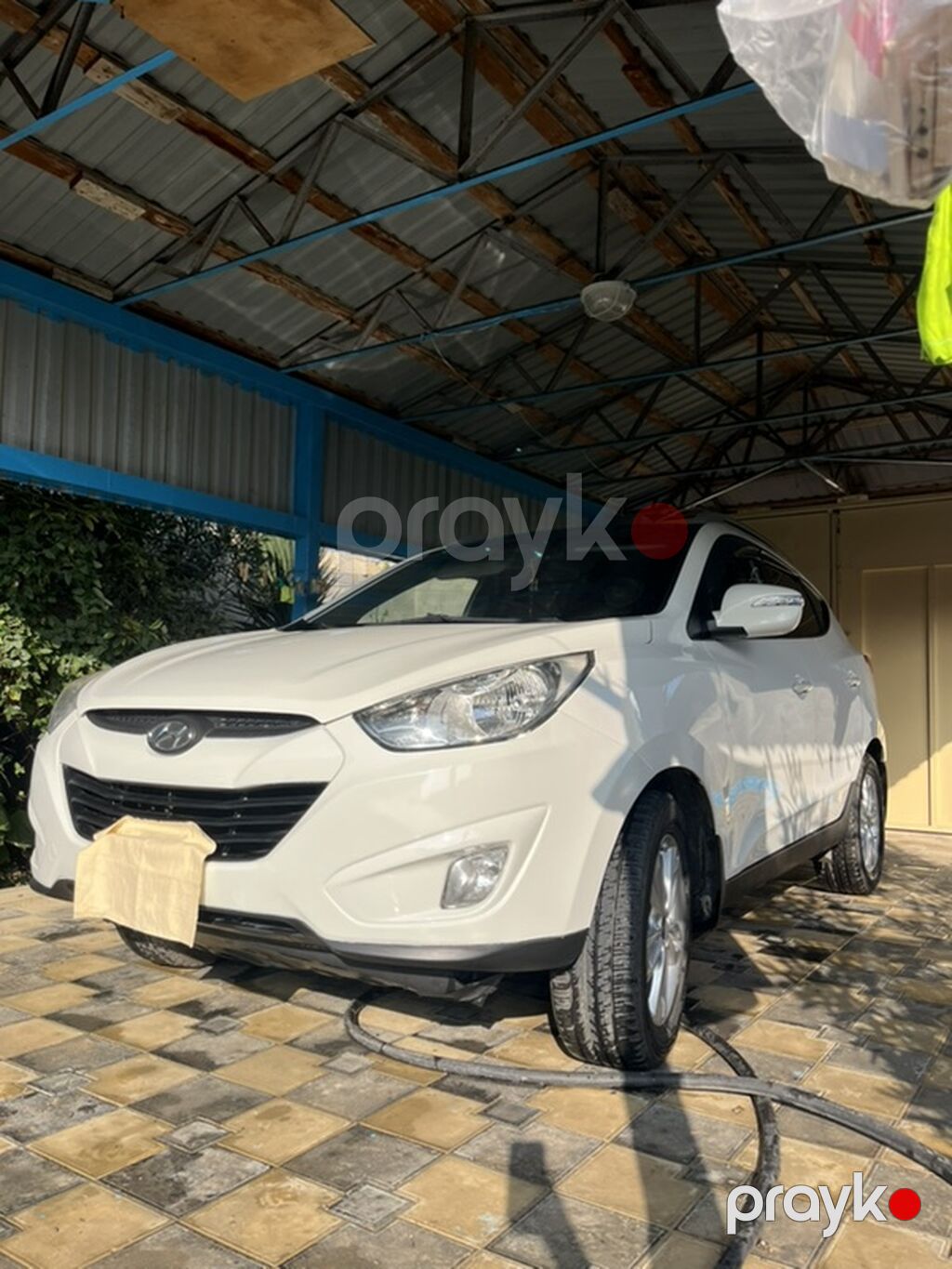 Hyundai ix35 – ağ rəngli, şəhər və uzun məsafələr üçün rahat — Avtomobillər, Digah (2)