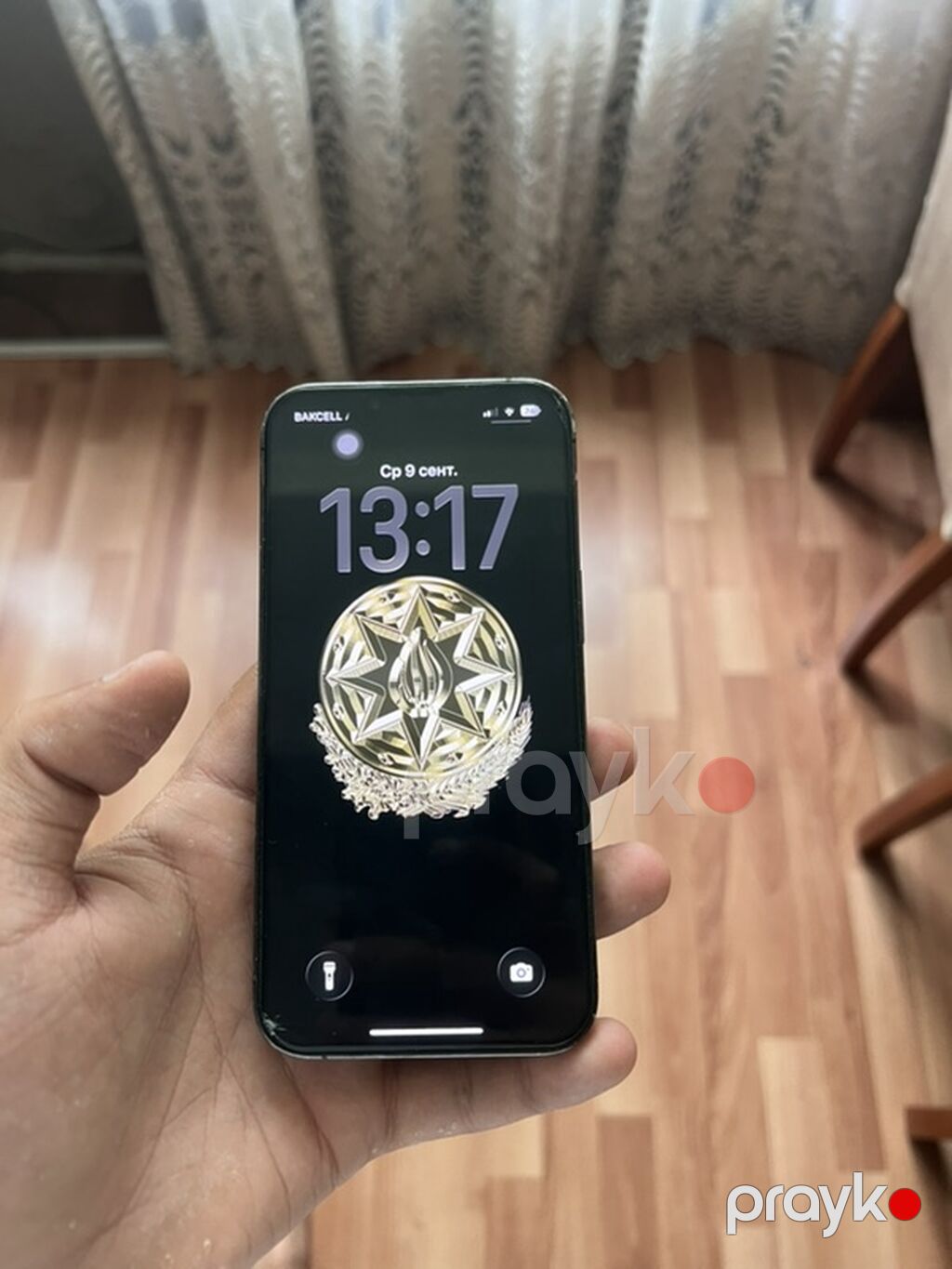 IPhone 13 Pro, 128 GB, Sierra Blue, Qırıq — Apple iPhone, Bakı (2)
