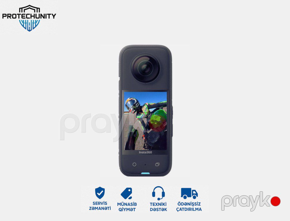 Insta360 X3 360° Aksiyon Kamera (Cınsaaq/b) — Səs texnikası, Bakı (2)