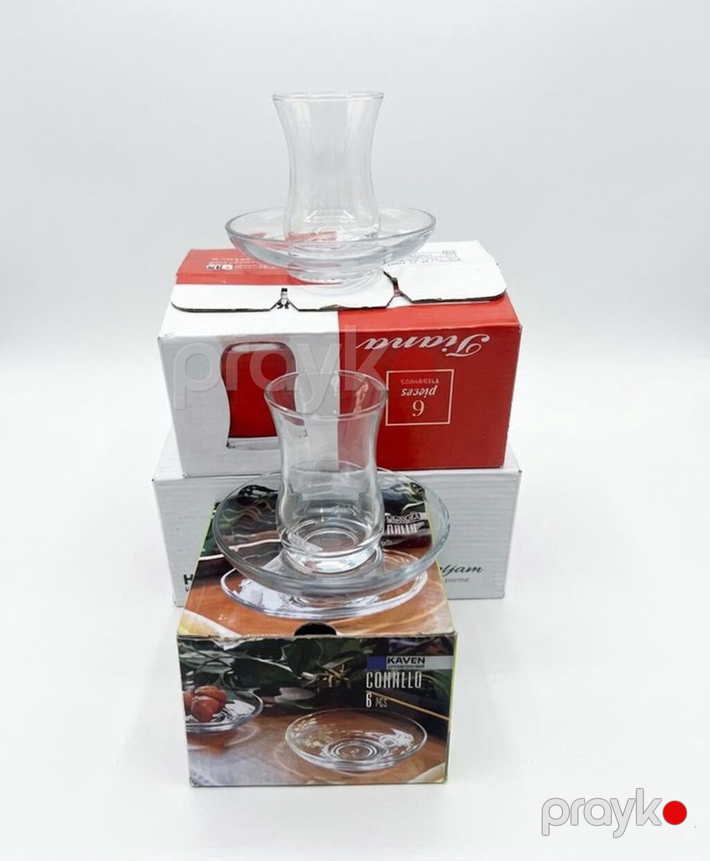 Çay dəsti, Şüşə, 6 nəfərlik — Süfrə qabı, Bakı (2)