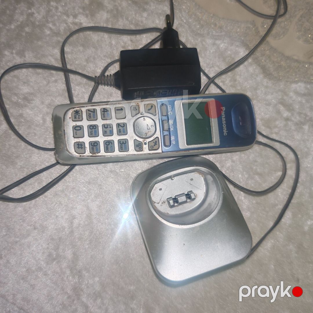 Stasionar telefon Panasonic KX-TU160 Gray — Smartfonlar, Bakı (2)