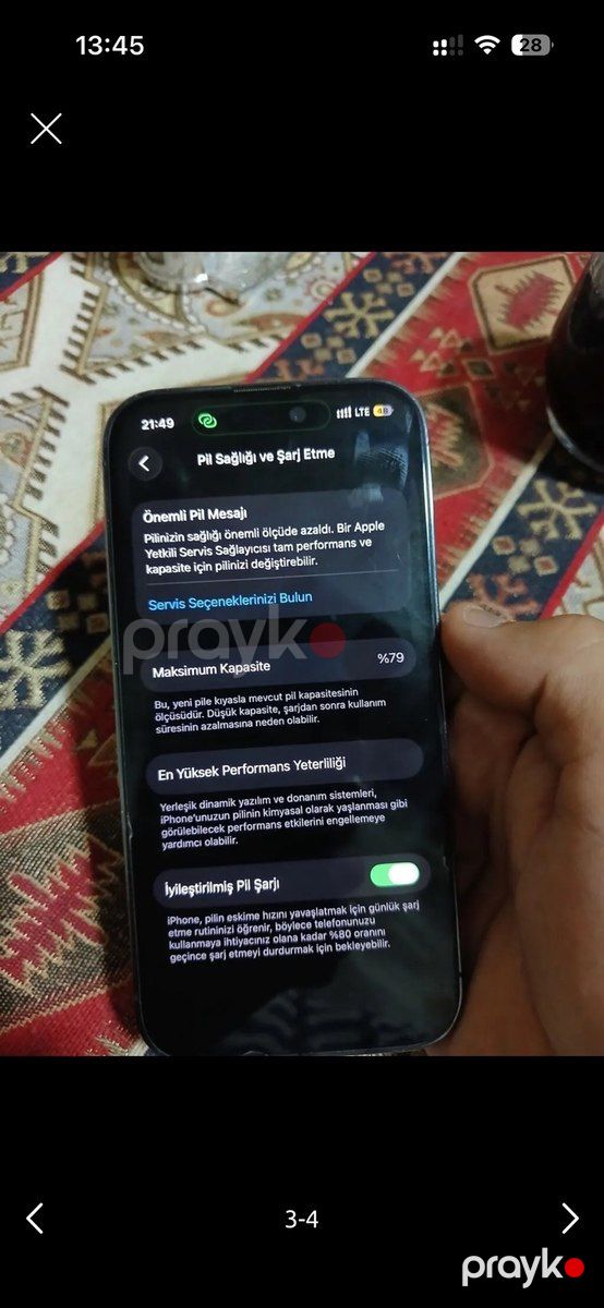Apple iPhone 14 Pro Deep Purple 128GB/6GB — Smartfonlar, Mingəçevir (2)