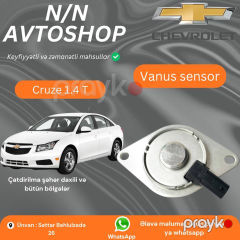 Chevrolet Cruze 1.4T vanus sensoru — Bakı