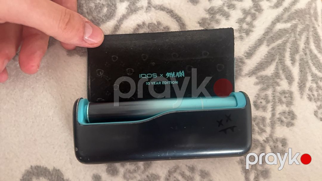 Tütün qızdırıcısı Iqos Steve Aoki Limited Edition Black&Blue — Elektronik siqaretlər, Bakı (2)