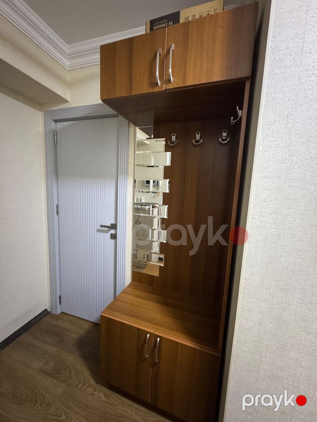 Dəhliz üçün çoxfunksiyalı asılqan-dolab dəsti - Material: taxta — Xol üçün, Bakı (2)