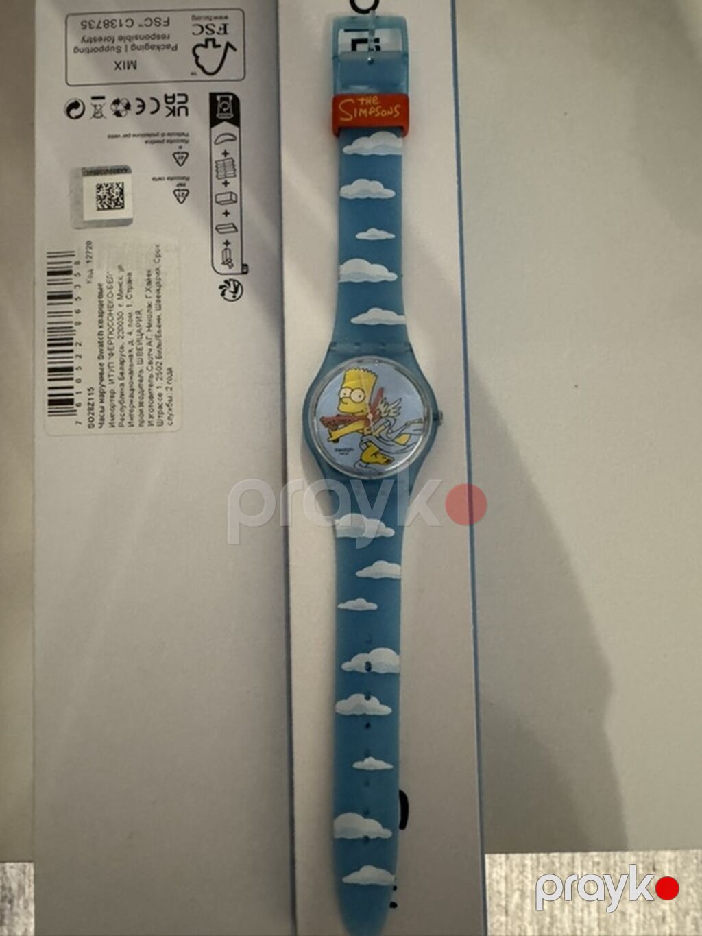 Swatch x The Simpsons uşaq qol saatı - Brend: Swatch (Swiss) - Mövzu — Qol saatları, Bakı (2)