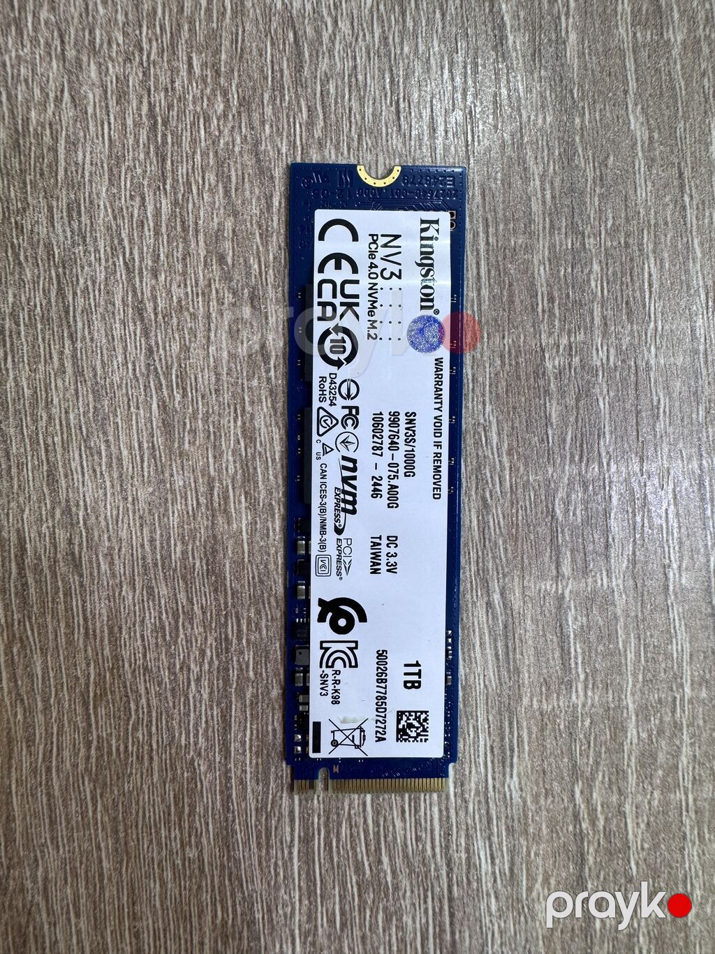 Kingston NV3 1TB PCIe 4.0 NVMe M.2 SSD Həcm: 1 TB İnterfeys — Sabit diskləri, Bakı (2)