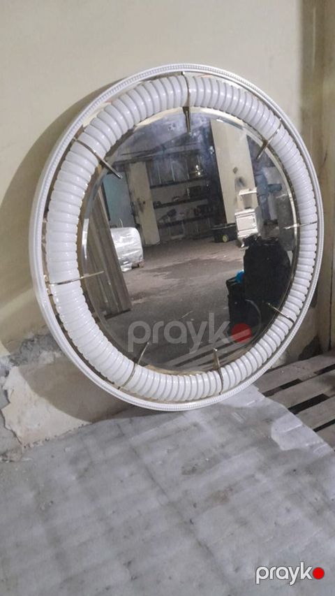 Güzgü Divar üçün, Dairə, Dekorativ, Çərçivə ilə — Bakı