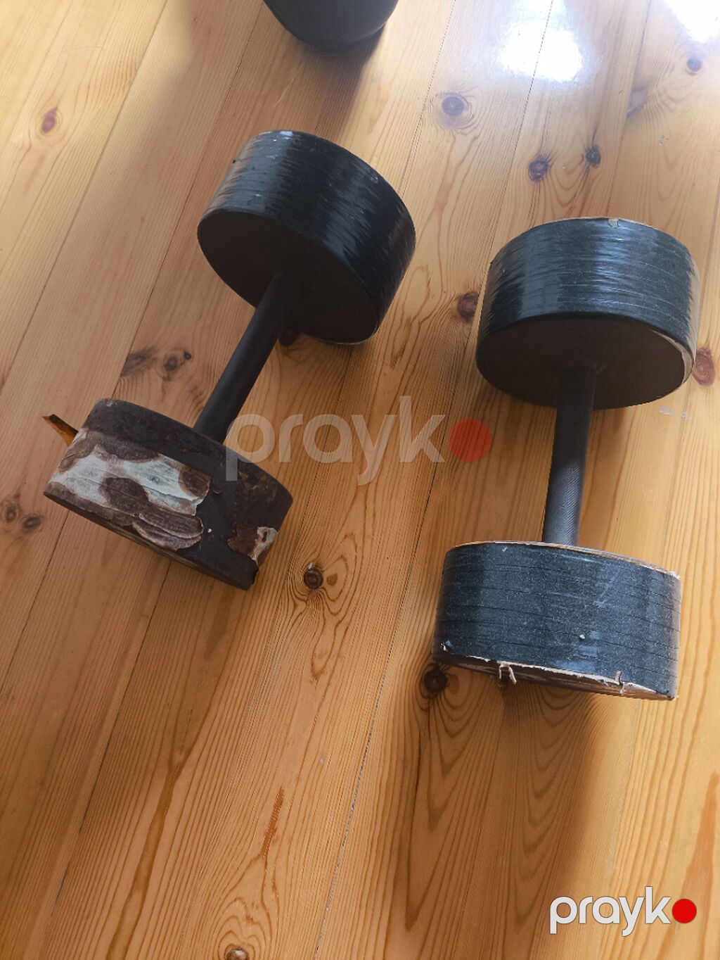 Heresi 20 kilo demir qantel satilir. Zavoddur elde duzelme deyil — Dumbbellər, barbelər, diskləri, Bakı (3)