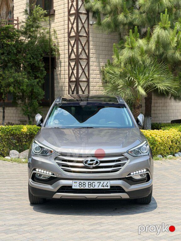 Hyundai Santa Fe, 2.0 L, 2016 il, 154 000 km — Avtomobillər, Qazax (4)