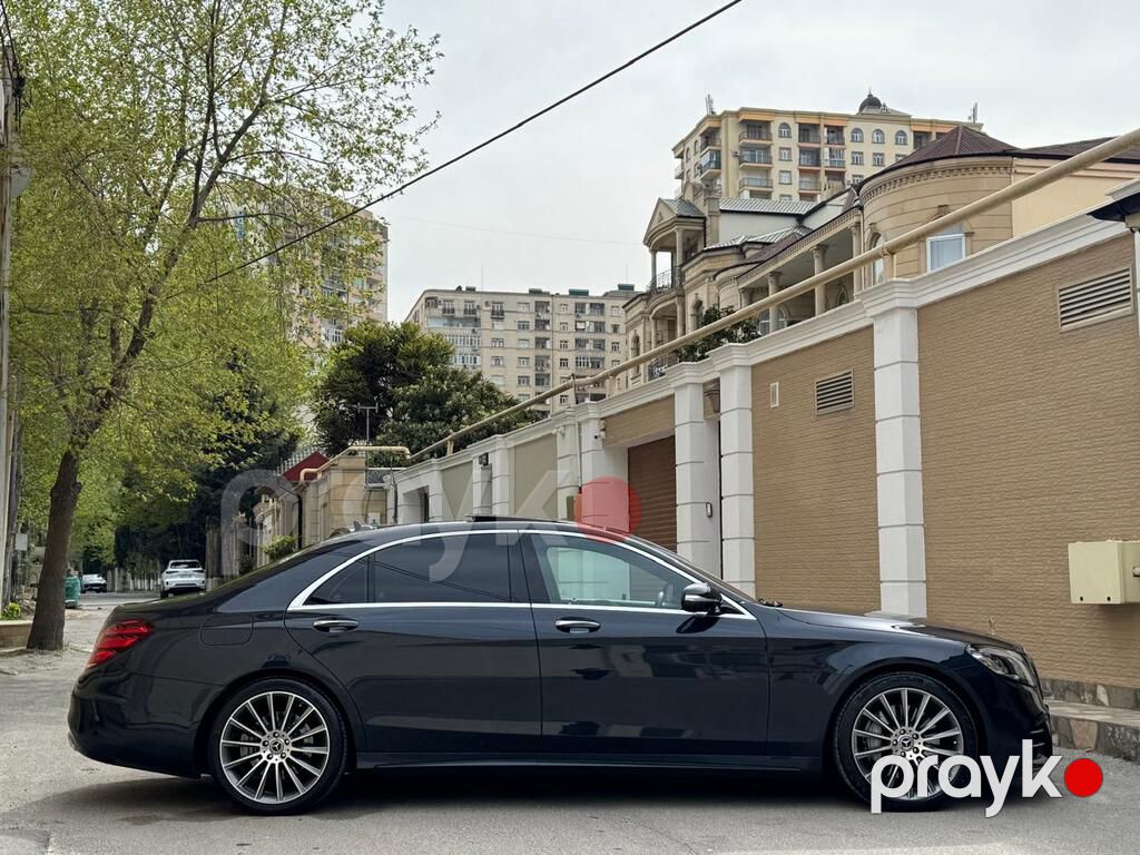 Mercedes S 350 d 4MATIC, 2.9 L, 2017 il, 153 000 km — Avtomobillər, Bakı (2)
