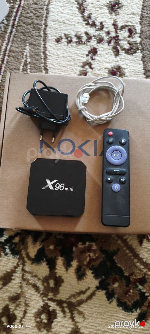 X96 Mini Android TV Box komplekti - Model: X96 mini - Paketə — Bakı