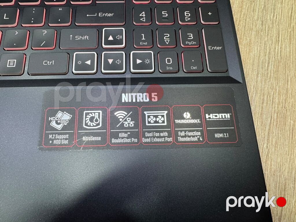 İşlənmiş Acer Nitro, 15.6 Intel Core i9, 512 GB, Ünvandan götürmə, Ödənişli çatdırılma, Rayonlara çatdırılma — Acer, Bakı (8)