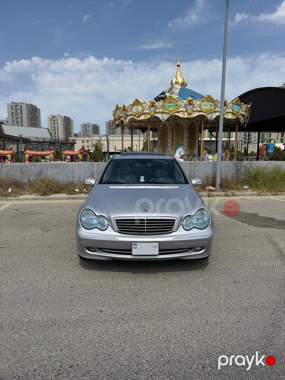 Mercedes C 200, 1.8 L, 2002 il, 270 000 km — Avtomobillər, Bakı (2)