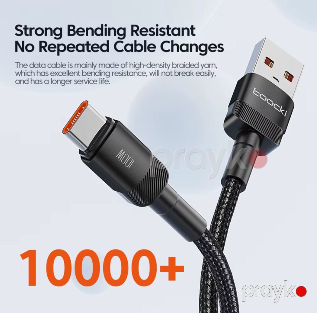 Kabel 100W 6A "USB to Typec 2m" — Periferik cihazlar, Bakı (6)