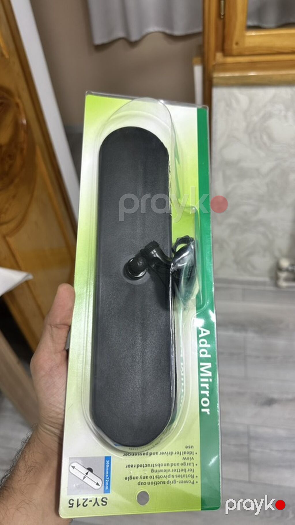 Avtomobil üçün uznuşqa güzgüsü - Model: SY-215 “Add Mirror” - Ölçü — Salon detalları, Sumqayıt (2)