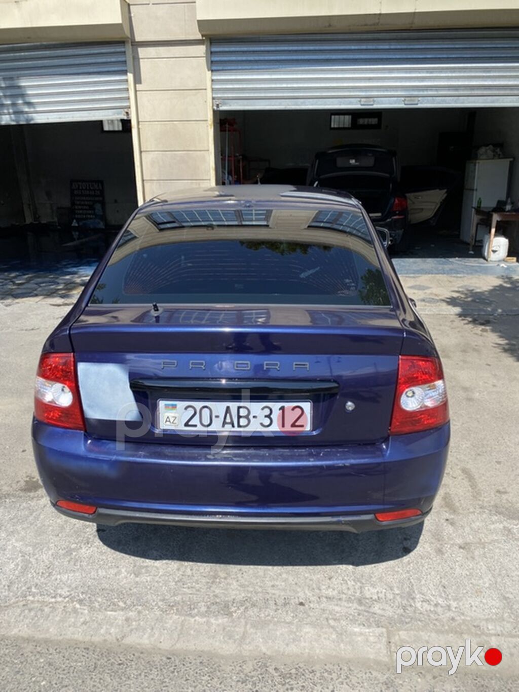 Lada Priora sedan – tünd mavi rəng, 4 qapı, Azərbaycan nömrə nişanı — Avtomobillər, Gəncə (4)