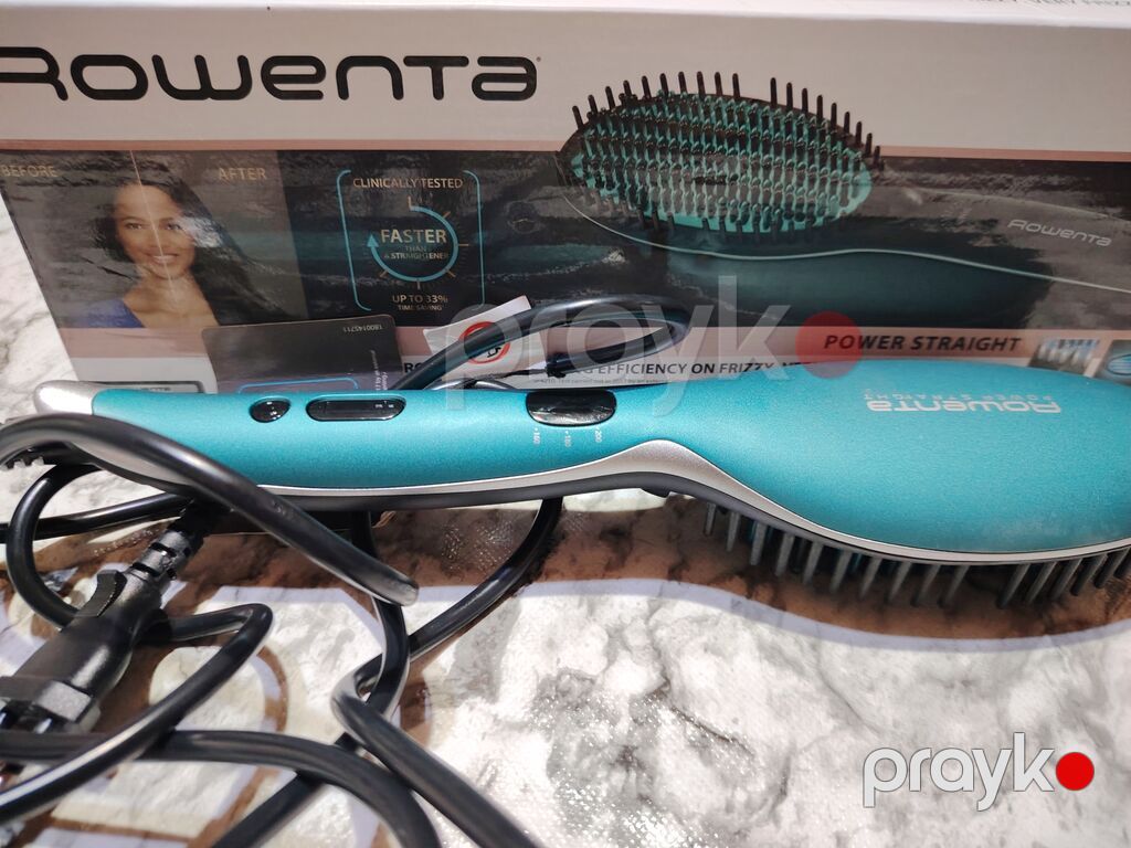Rowenta Power Straight – İonik saç düzləşdirən daraq - Brend/model — Saç burmağa və düzəltməyə, Digah (3)