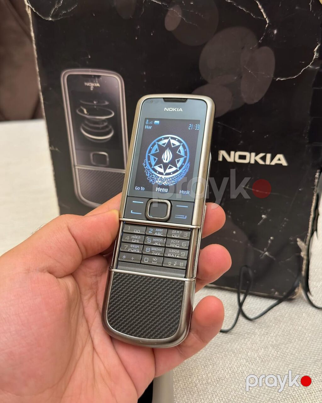 Nokia 8 Sirocco, 4 GB, rəng - Boz, Düyməli — Nokia, Quba (7)