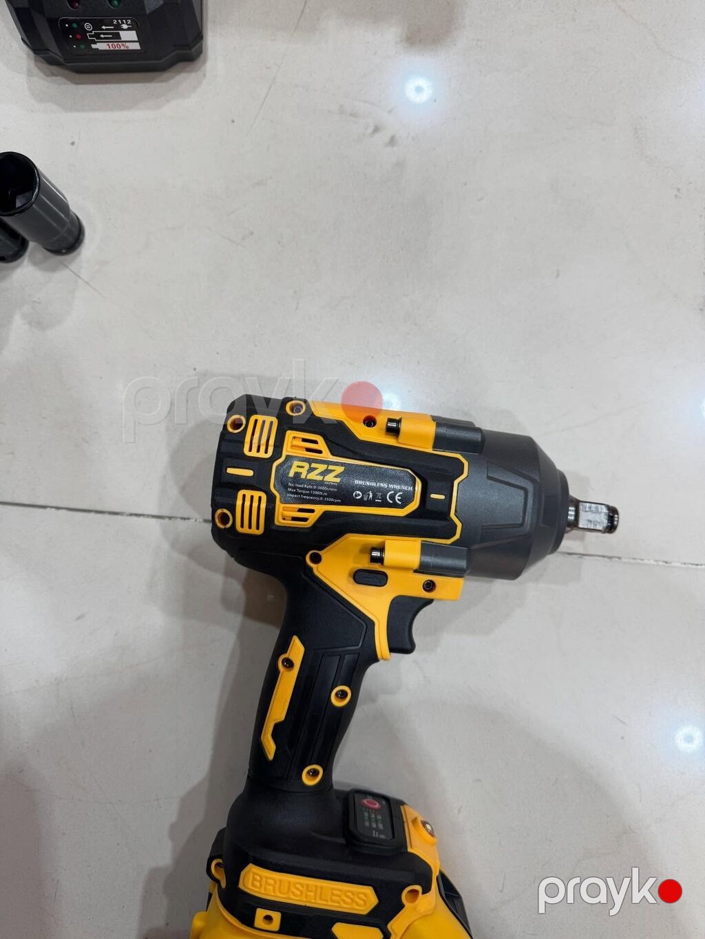 Məhsul: Akkumulyatorlu zərbəli bolt açan (impact wrench) dəst Brend — Drels, vintovkular və qaitkçekicilər, Digah (2)