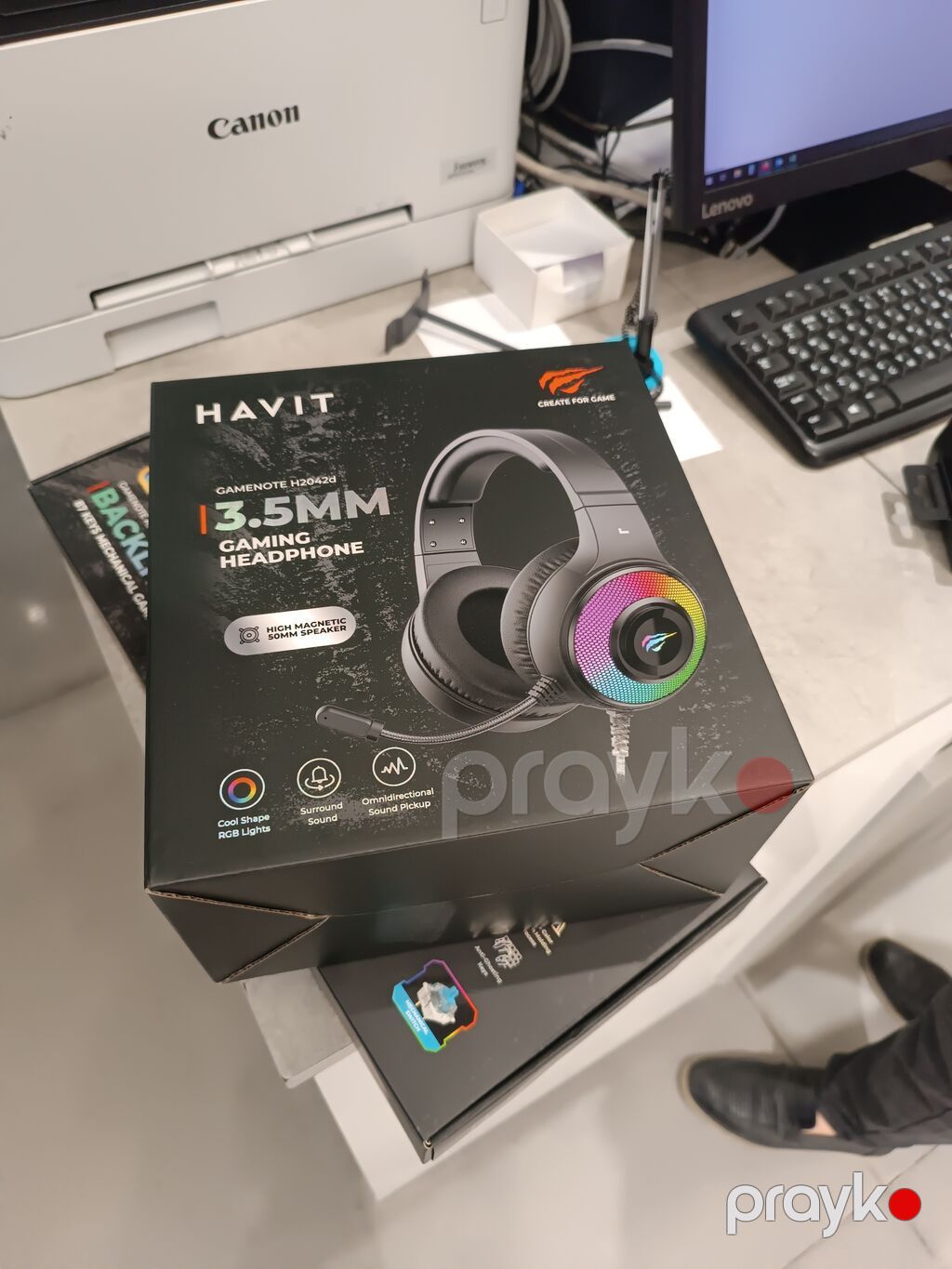Havit Gamenote H2002d 3.5 mm oyun qulaqlığı - 3.5 mm audio — Səs texnikası, Bakı (2)