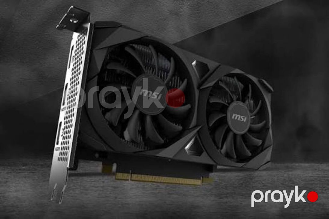 Vga msı GeForce RTX 3050 ventus 2X e 6G oc 6GB GDDR6 — Kompüterlər və noutbuklar, Bakı (2)