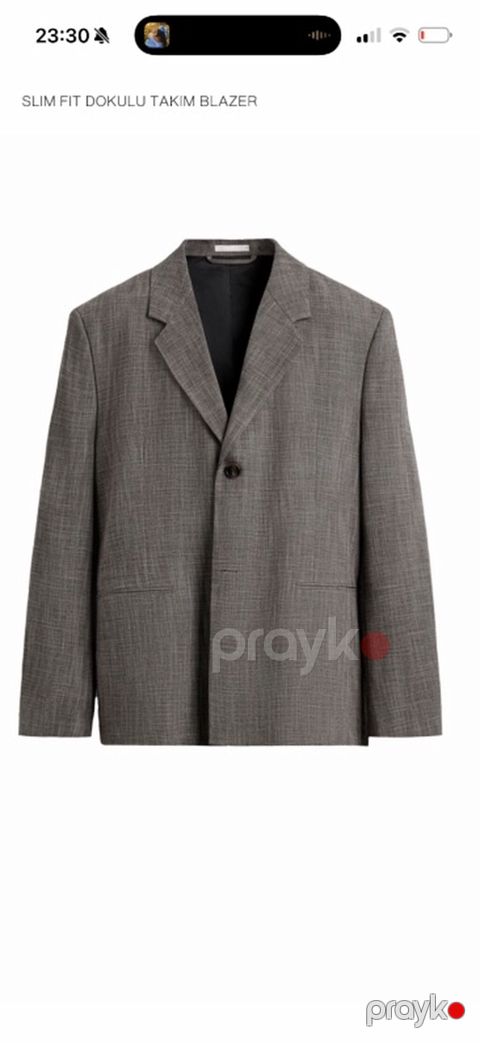Məhsul: Slim Fit Dokulu Takım Blazer - Kəsim: Slim fit – bədənə — Bakı