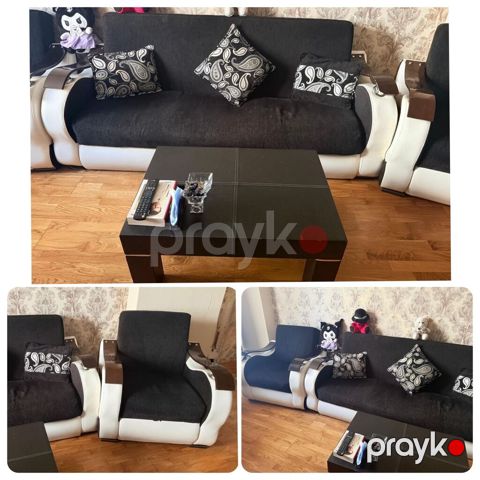 80 man(Sumqayıt). Divan+2 kreslo dəsti. satılır. Jurnalniy — Bakı