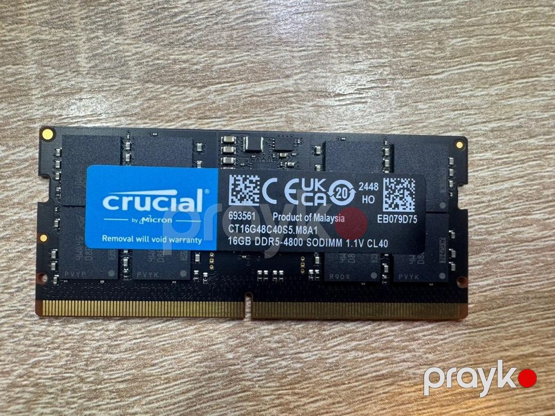 Crucial DDR5 16GB 4800MHz ram — Kompüterlər və noutbuklar, Bakı (2)